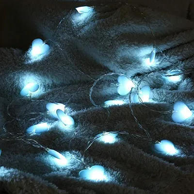 3 metre long pink and purple LED fairy string lights for bedroom decoration and event lighting