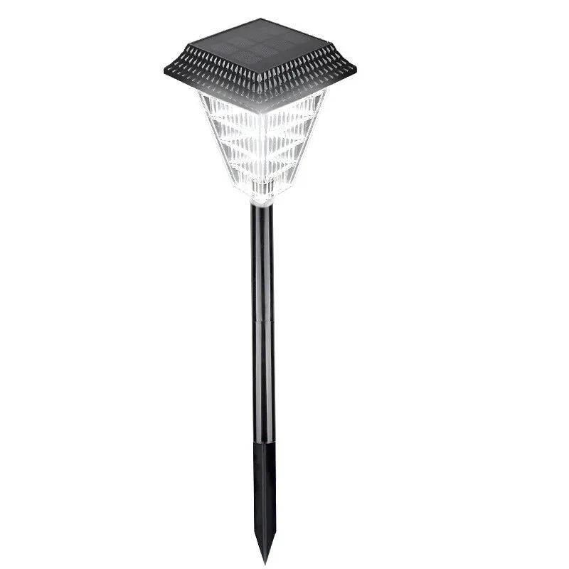 Solar garden light with multiple colour options including flame effect lighting for outdoor use