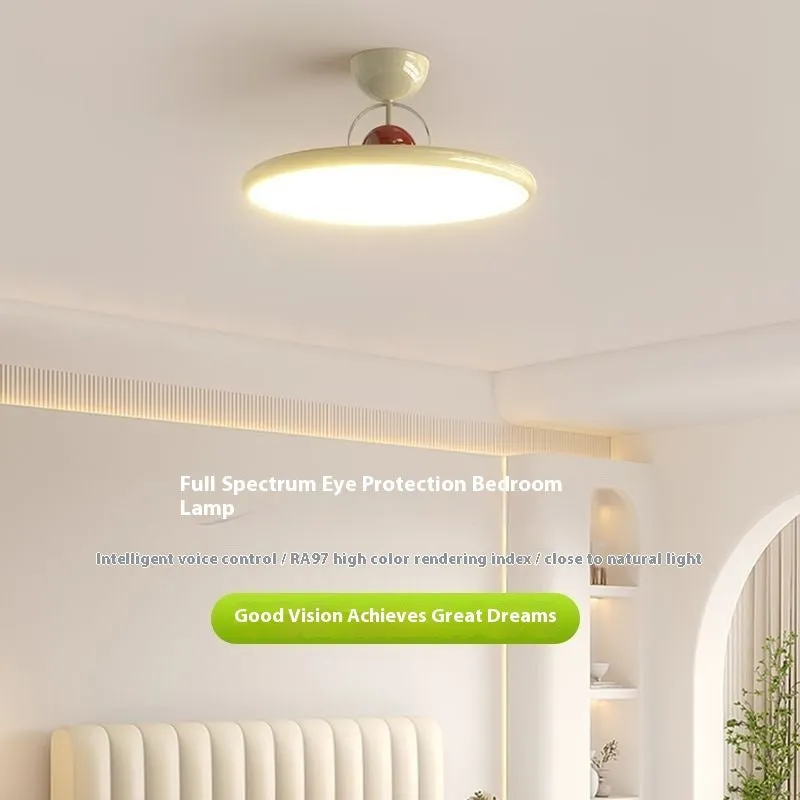 Modern Nordic ceiling light with full spectrum eye protection and smart dimming controls