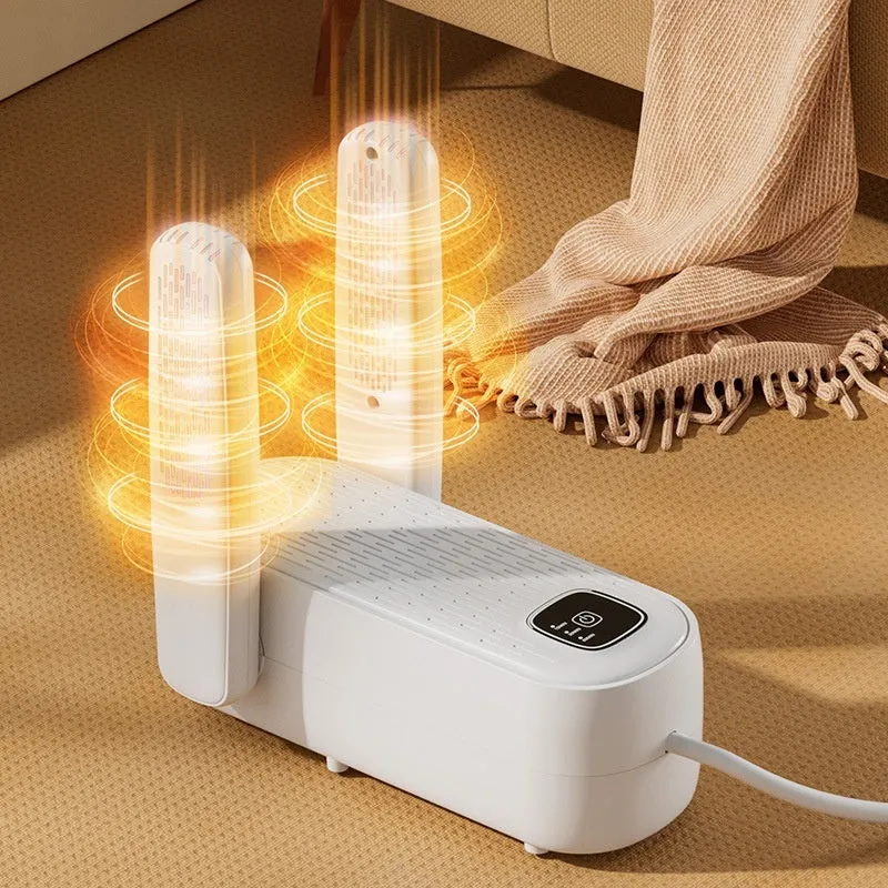 D4 black intelligent automatic shoe dryer with timer and waterproof baking technology