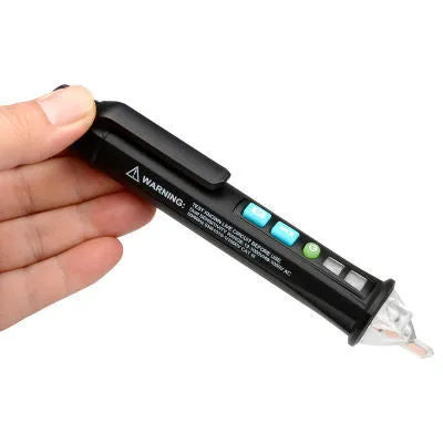 Intelligent checkpoint test pencil for electrical line detection with automatic shut-off