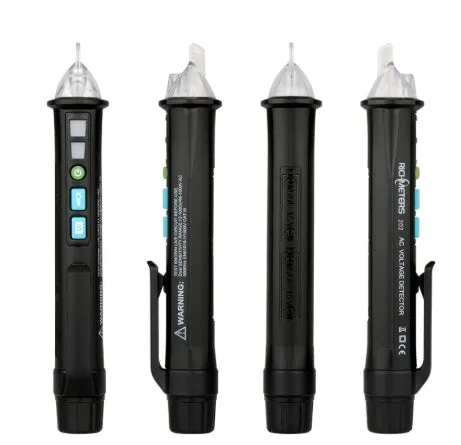 Intelligent checkpoint test pencil for electrical line detection with automatic shut-off