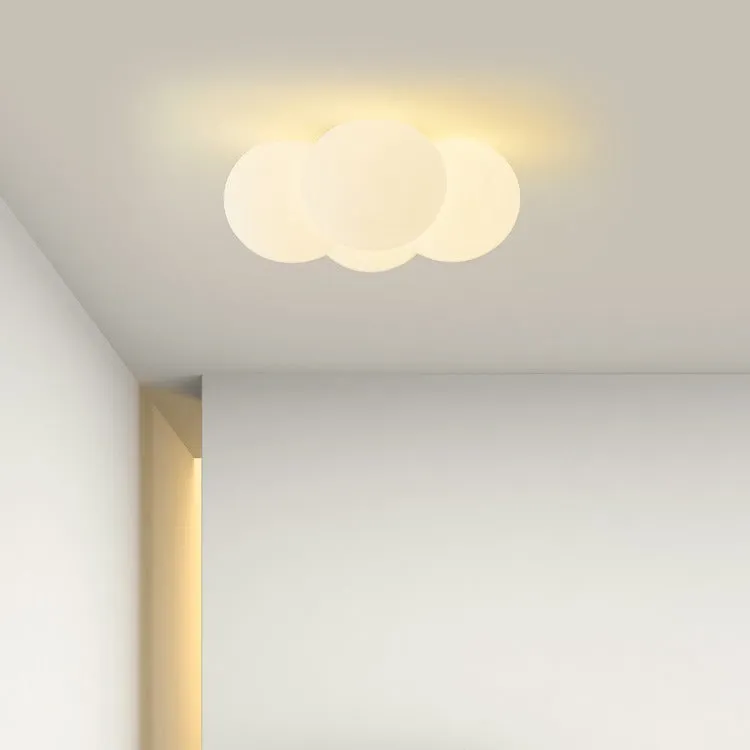 Modern cloud design ceiling chandelier with four lights for bedroom installation