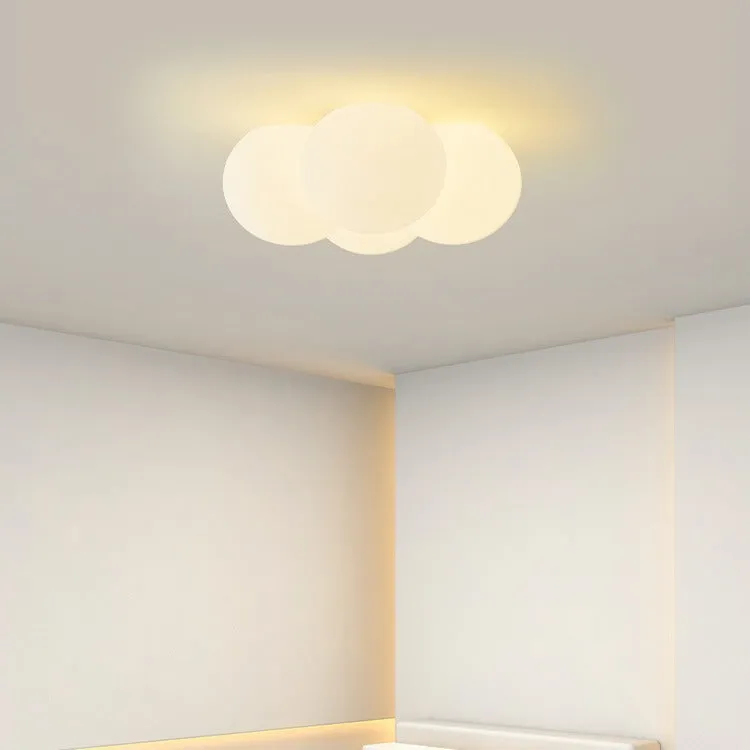 Modern cloud design ceiling chandelier with four lights for bedroom installation