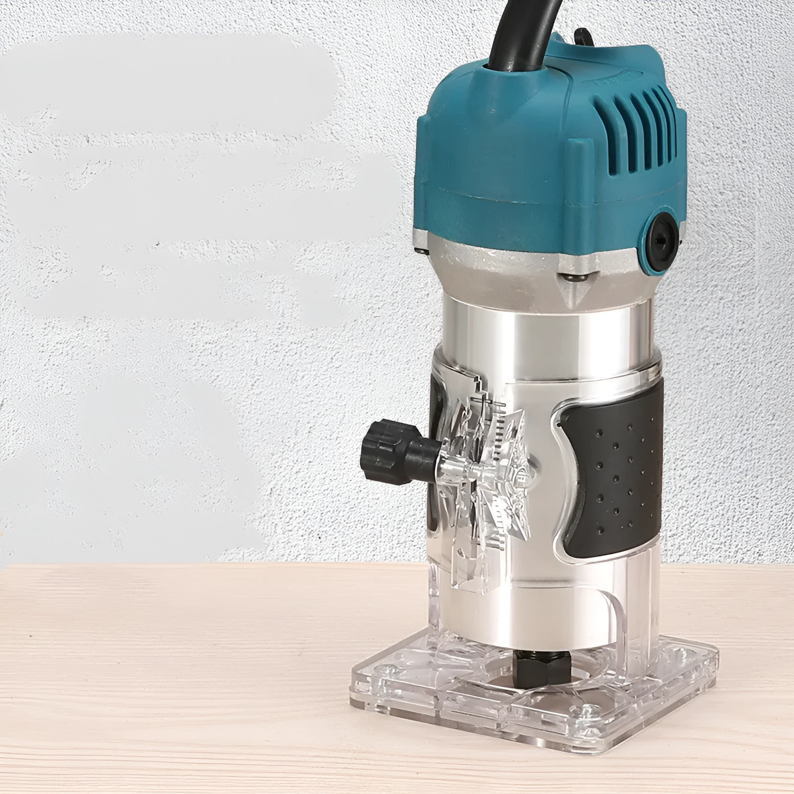 800W electric wood polishing trimmer with aluminium casing for wood carving