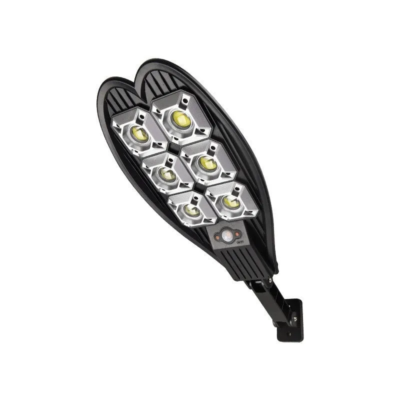 Six-eye sword design solar garden lamp with polycrystalline panel and remote control for outdoor lighting