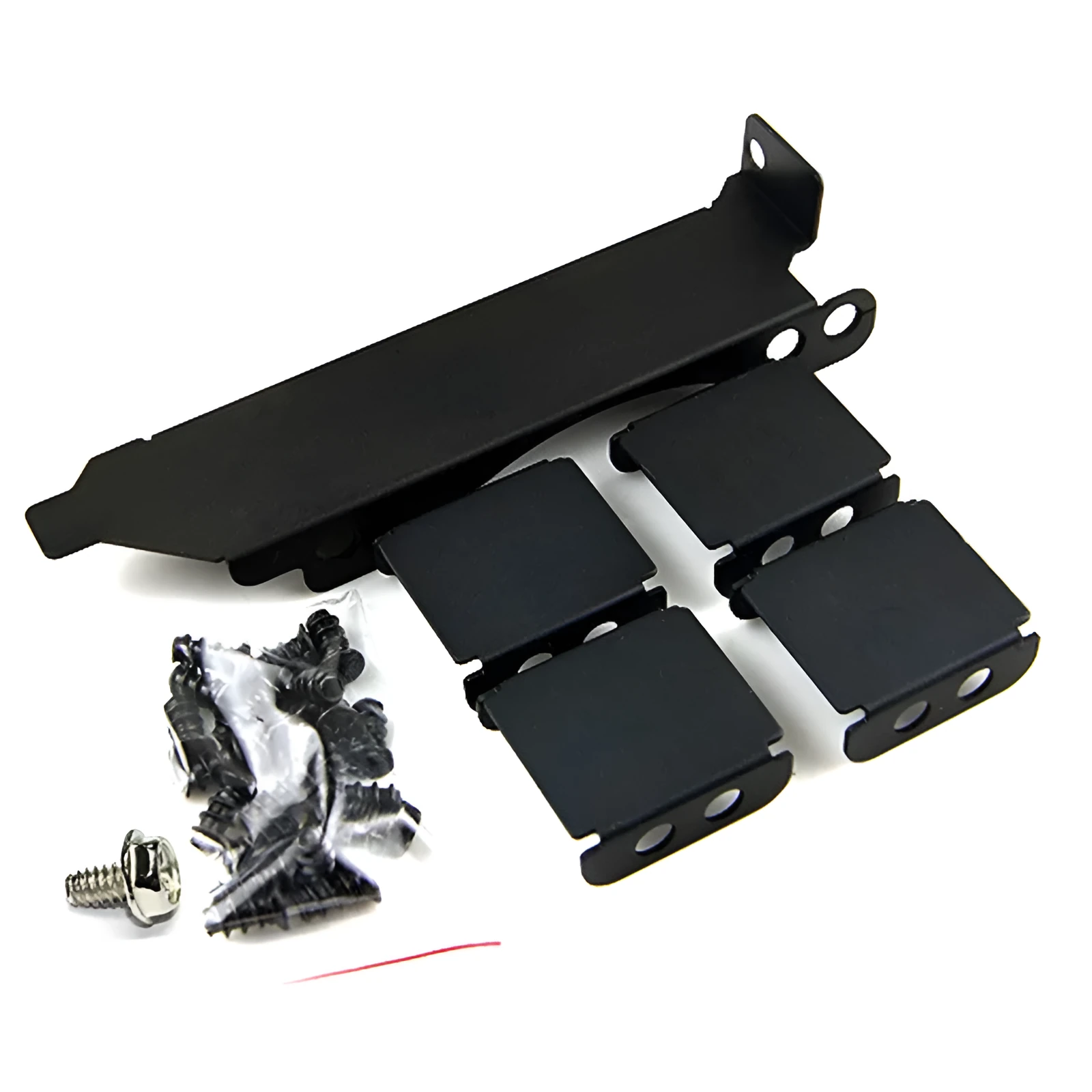 Metal graphics card cooling bracket with three mounting points for 8cm or 9cm cooling fans