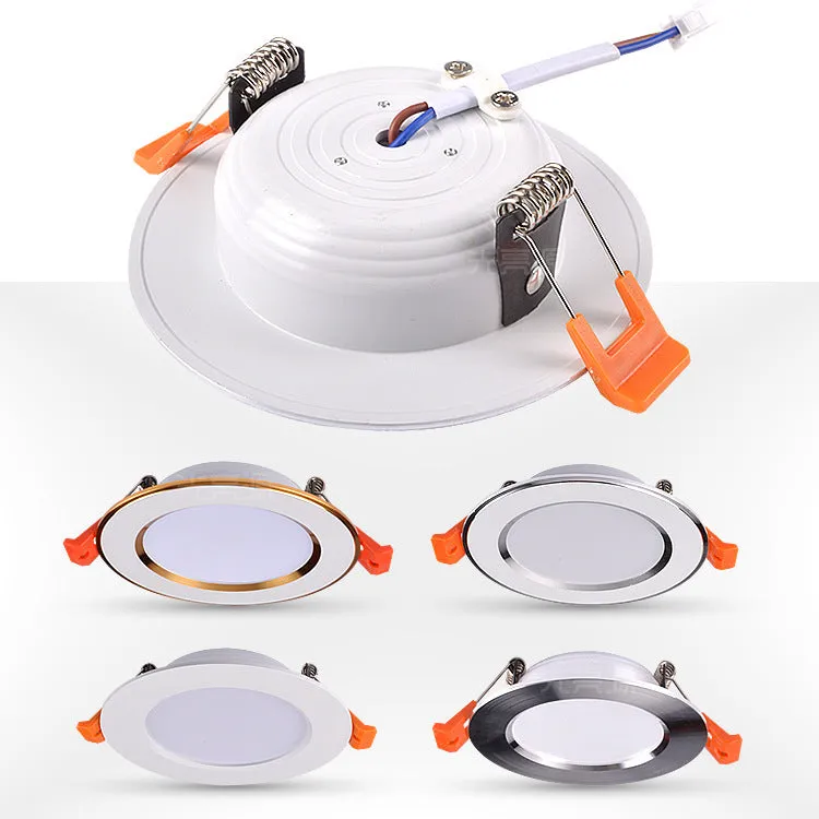 Anti-fog straw hat design LED ceiling downlight spotlight with aluminium housing