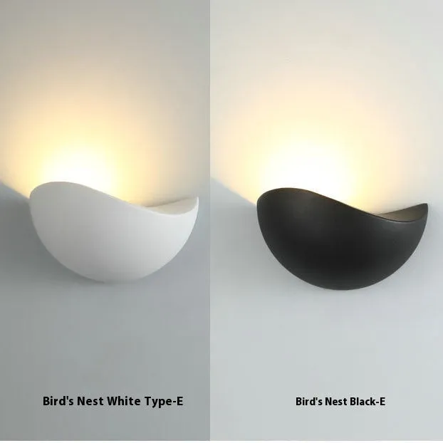 Black bird's nest style aluminium alloy courtyard LED lamp with IP65 waterproof rating.