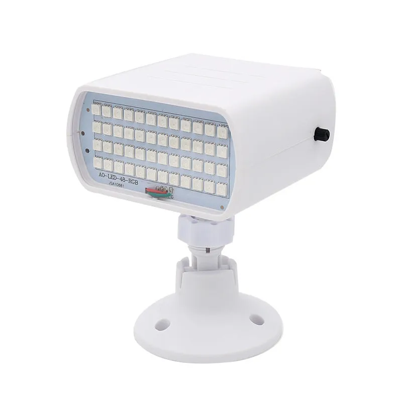 Sound Control professional 48 LED strobe light unit in white.