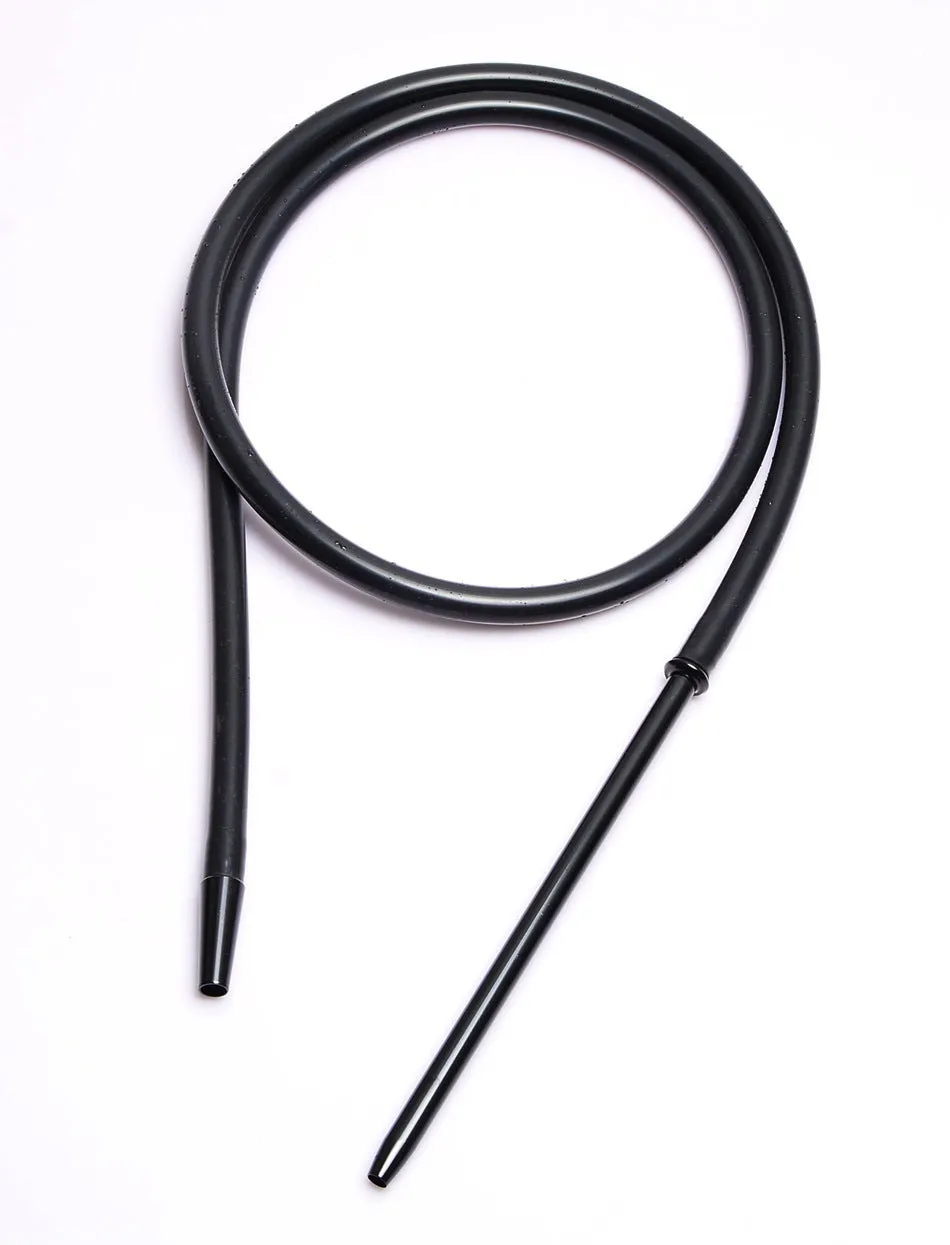 Creative silicone hookah hose in red blue green black silver gray clear colours with aluminium material