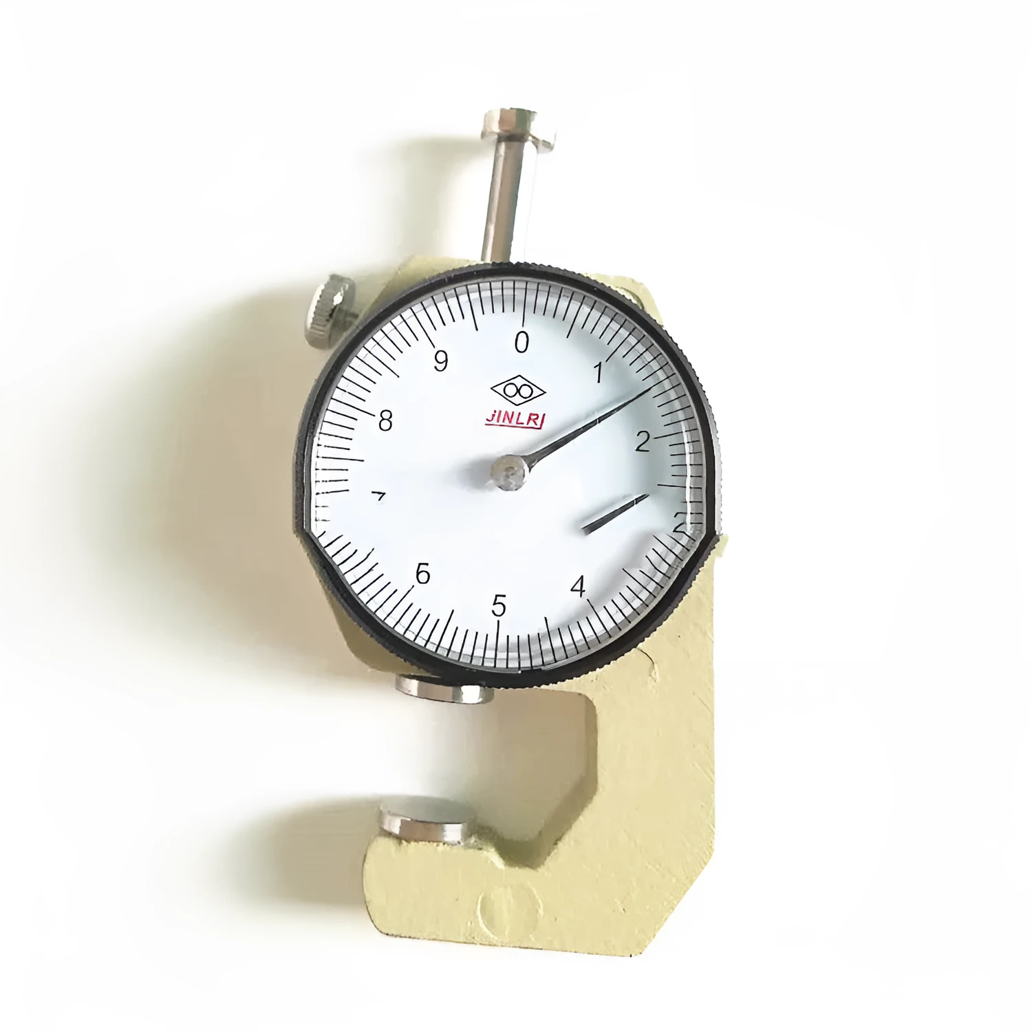 Digital thickness gauge with display for measuring steel tubes, film, and cloth materials from 0-20mm