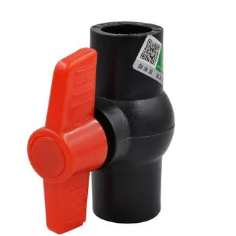 All-plastic PVC ball valve globe valve with steel core reinforcement and 20mm female thread ports