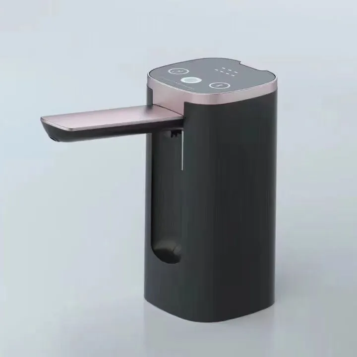 Folding bucket table with LCD screen and touch-control water pump