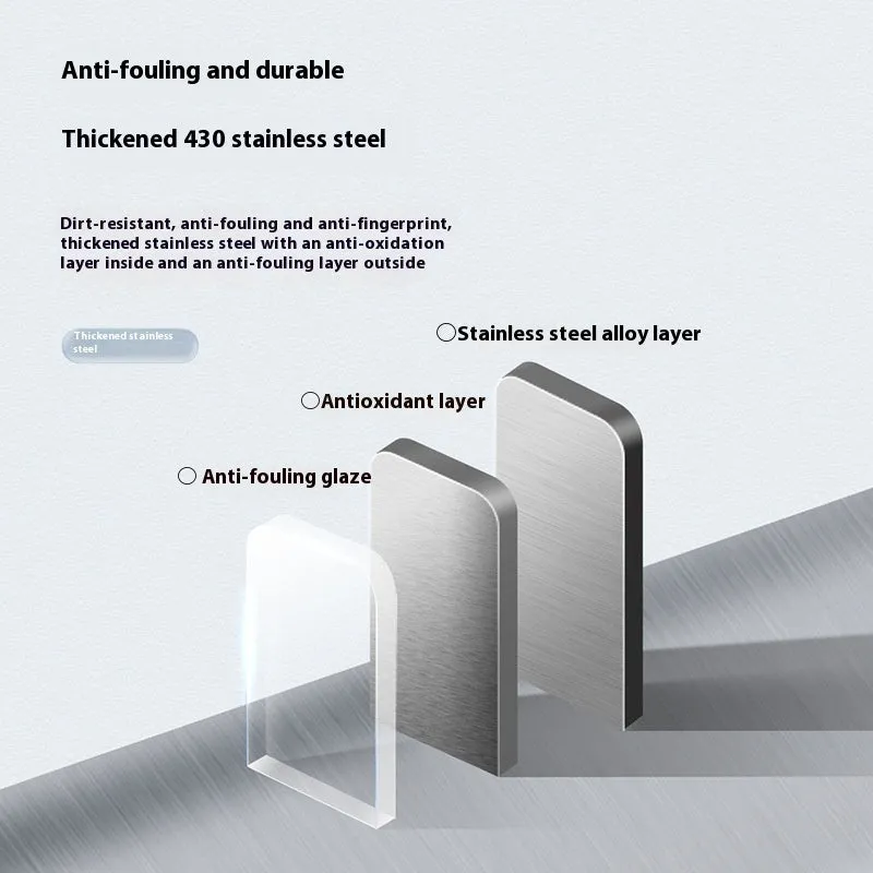 Stainless steel smart inductive trash can with square shape and automatic lid.