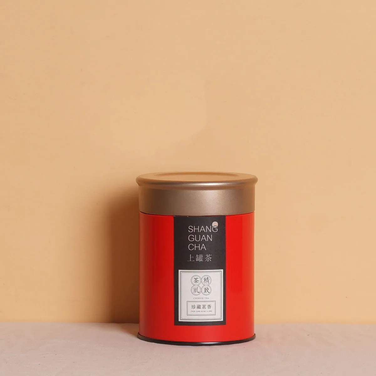Green tin can tea packing box with 150ml capacity for loose leaf storage
