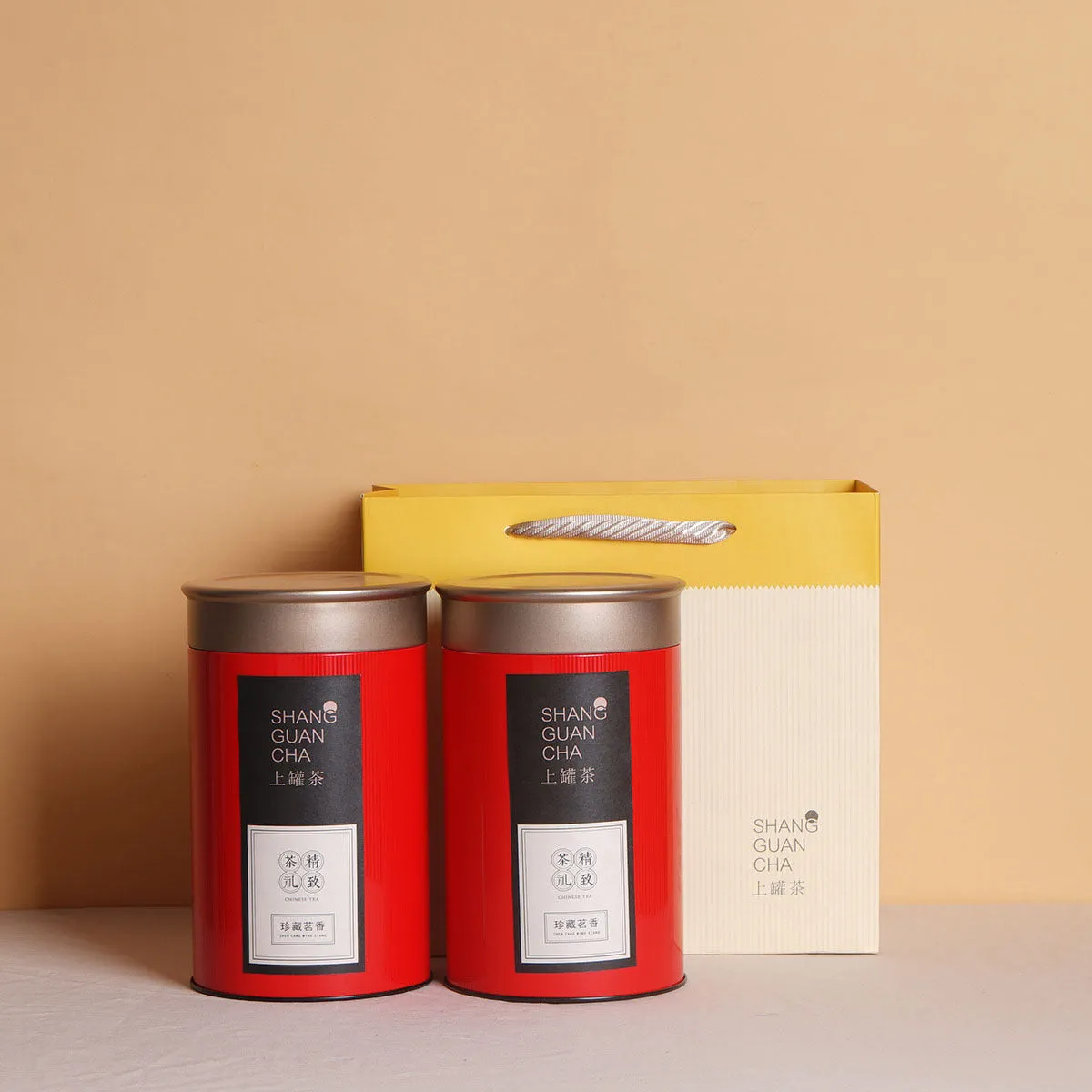 Green tin can tea packing box with 150ml capacity for loose leaf storage