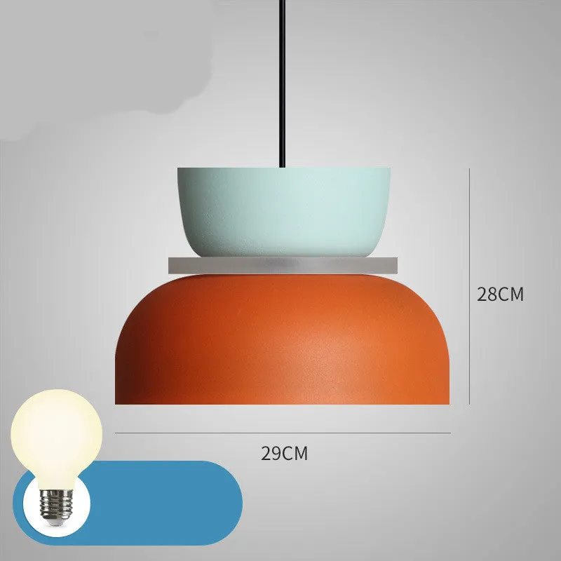 Nordic minimalist iron table lamp with simple design on bedside table