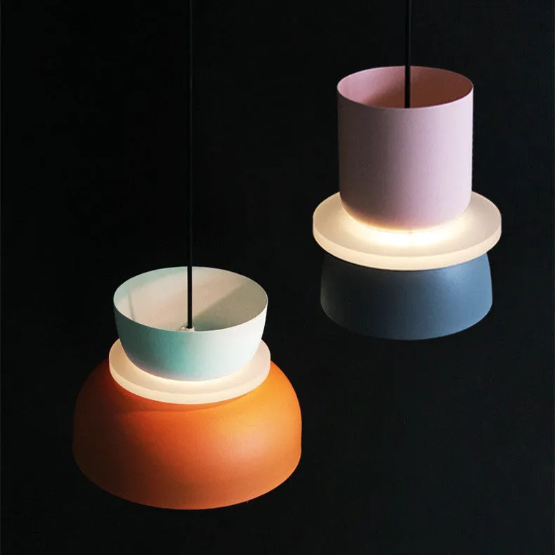 Nordic minimalist iron table lamp with simple design on bedside table