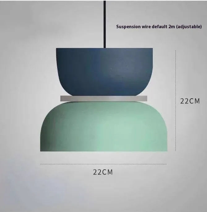 Nordic minimalist iron table lamp with simple design on bedside table
