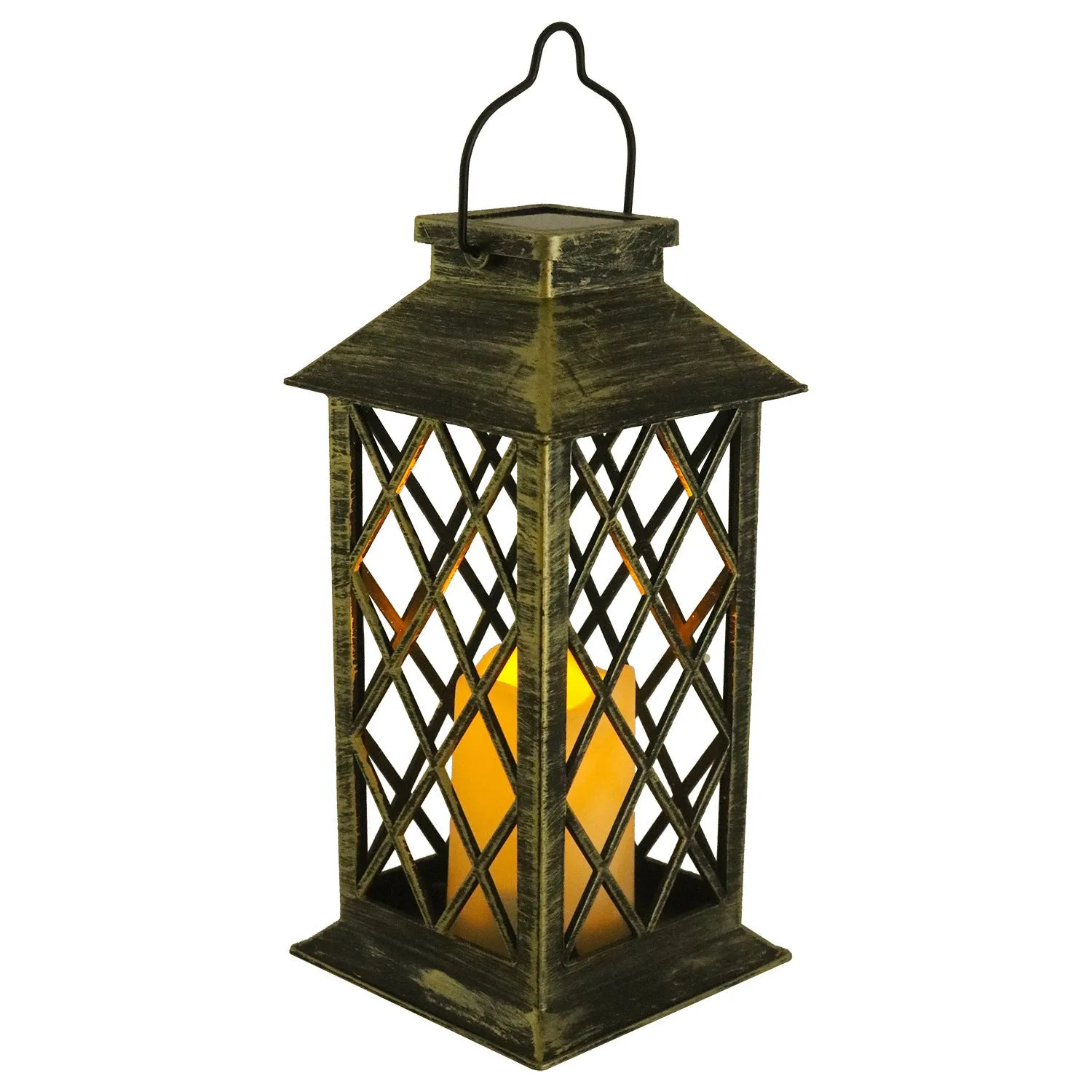 European retro style solar palace garden lamp with outdoor waterproof rating