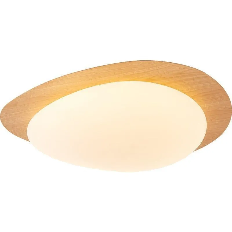 Chinese style master bedroom ceiling lamp with iron body and acrylic shade in multiple size options