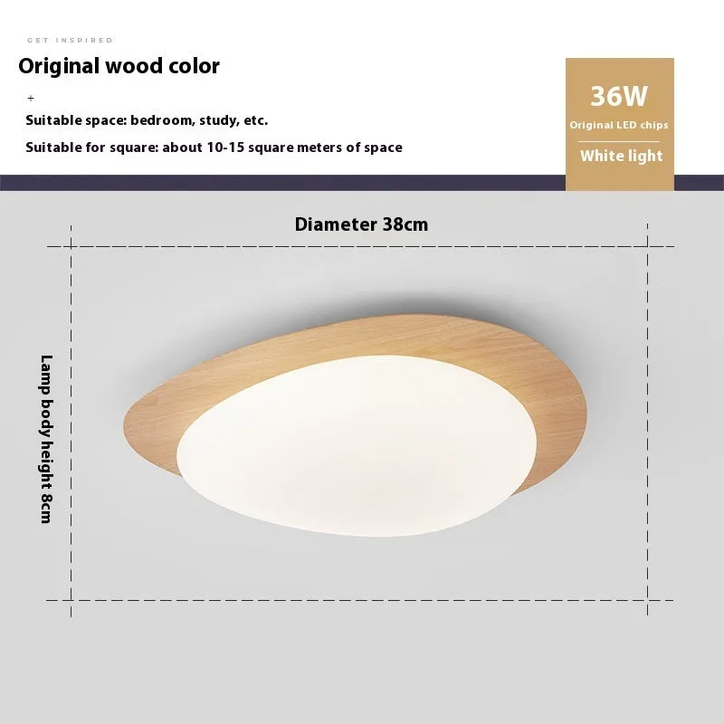 Chinese style master bedroom ceiling lamp with iron body and acrylic shade in multiple size options