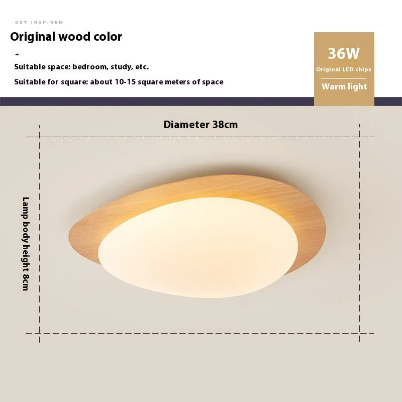 Chinese style master bedroom ceiling lamp with iron body and acrylic shade in multiple size options