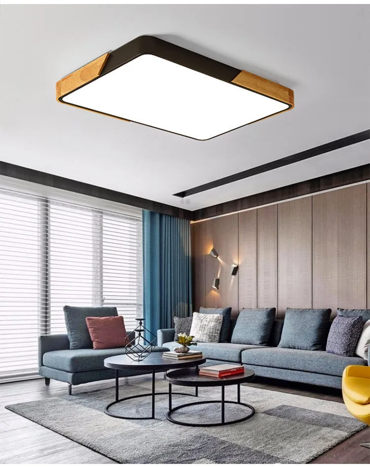 Round 30cm macaron LED ceiling light in seven colour options for bedroom illumination