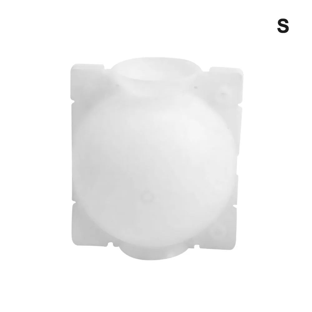 PP plastic plant propagation box or grafting ball for high pressure air layering, shown in black, green, and white colour options.