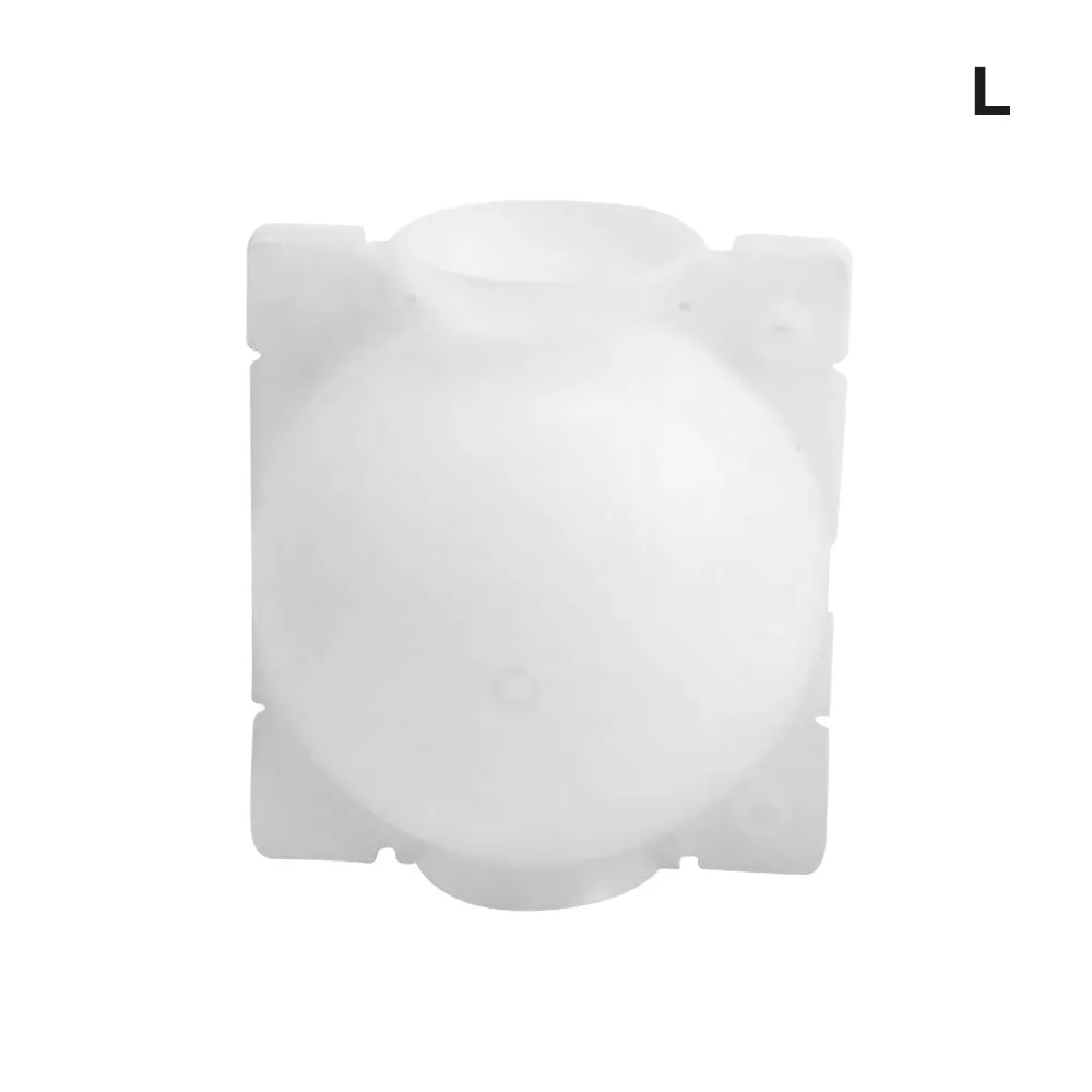 PP plastic plant propagation box or grafting ball for high pressure air layering, shown in black, green, and white colour options.
