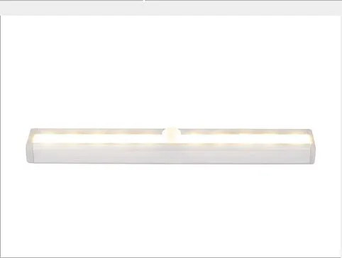 LED sensor light with infrared sensor, aluminium alloy shell, 190x30x16mm, white light