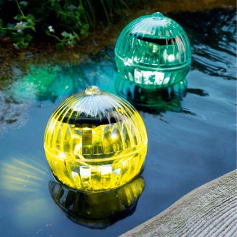 New outdoor solar lawn light creative magic ball design garden decoration warm yellow LED ABS construction