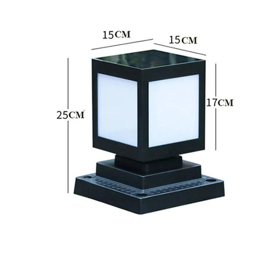 Set of solar-powered waterproof garden lights in various styles for outdoor use.