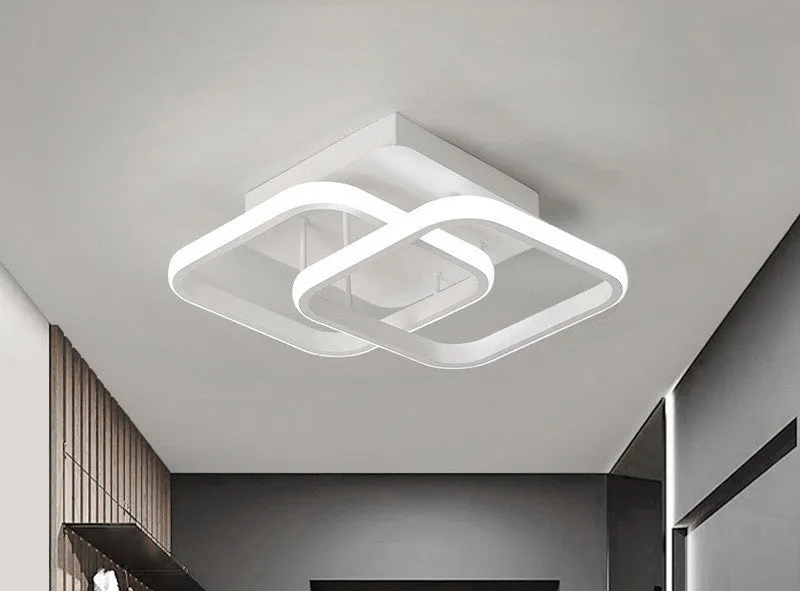 Modern Nordic aisle light in white finish for hallway ceiling installation