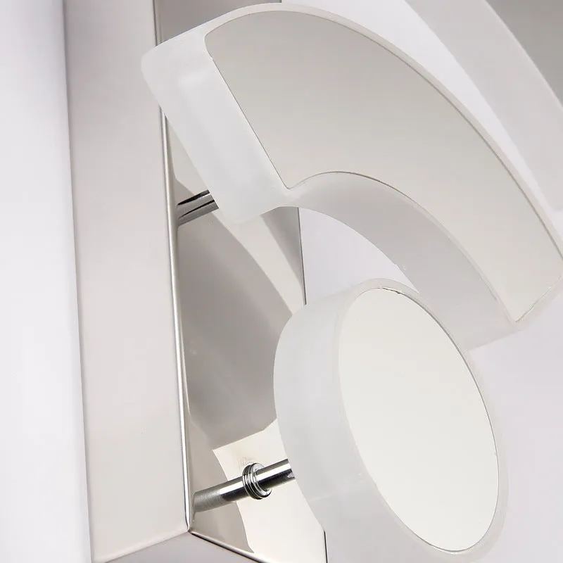 Frosted acrylic indoor wall light with WiFi logo shape, 11W, white and warm white options, 260x75x220mm