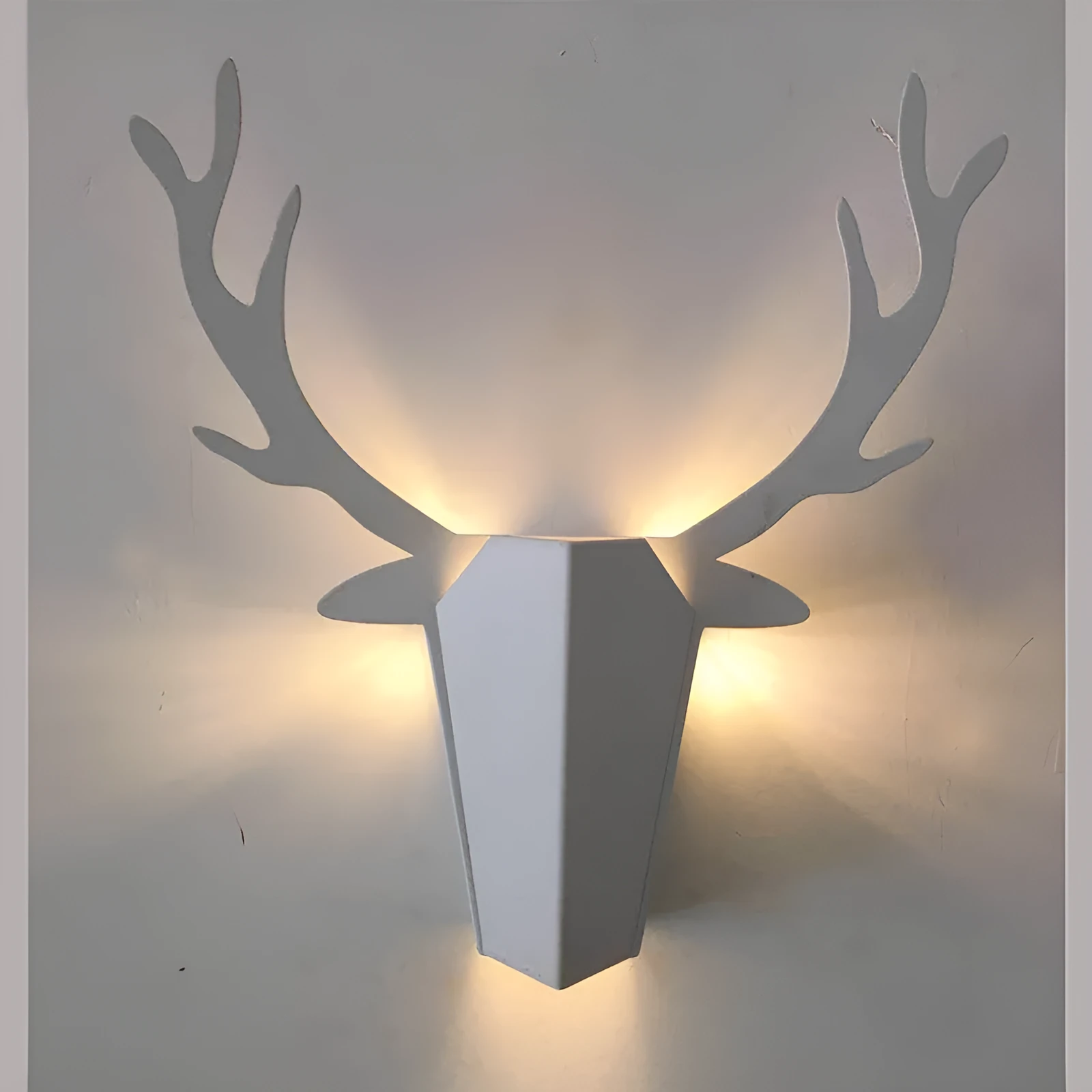 Decorative wall lamp with iron shade in Black, compact 225x240mm size, with LED light source