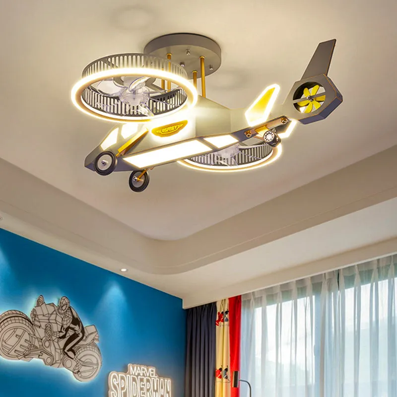 Simple modern aluminium boy bedroom ceiling lamp with avatar scorpion light source and stepless dimming control