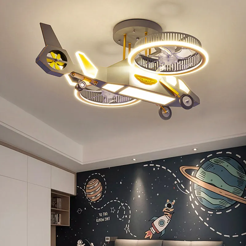 Simple modern aluminium boy bedroom ceiling lamp with avatar scorpion light source and stepless dimming control