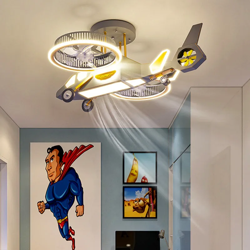 Simple modern aluminium boy bedroom ceiling lamp with avatar scorpion light source and stepless dimming control