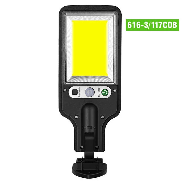 Outdoor solar LED wall lamp 227x84x40mm with 5.5V 2.5W panel and 28 LEDs