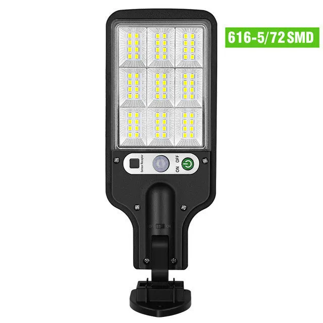 Outdoor solar LED wall lamp 227x84x40mm with 5.5V 2.5W panel and 28 LEDs