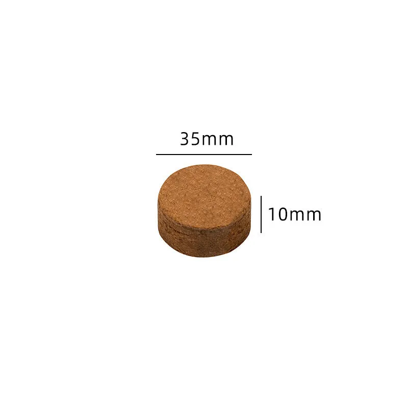 Assorted nutrient soil blocks for vegetable planting and seedling cultivation in different sizes.