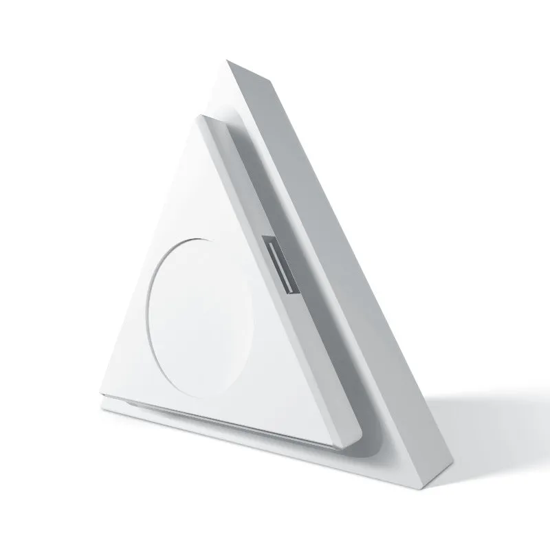 White triangle modular LED light panel set of 6 with RGB lighting and mobile APP control