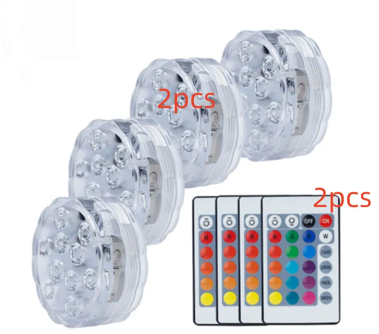 13 LED submersible underwater light with suction cup for pool fountain garden bathroom IP68 waterproof