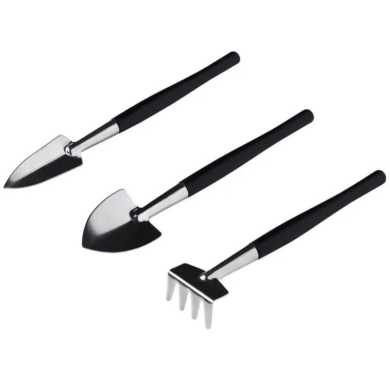 Succulent and bonsai gardening tool set with 15 pieces including tools and a 75cm square cushion.