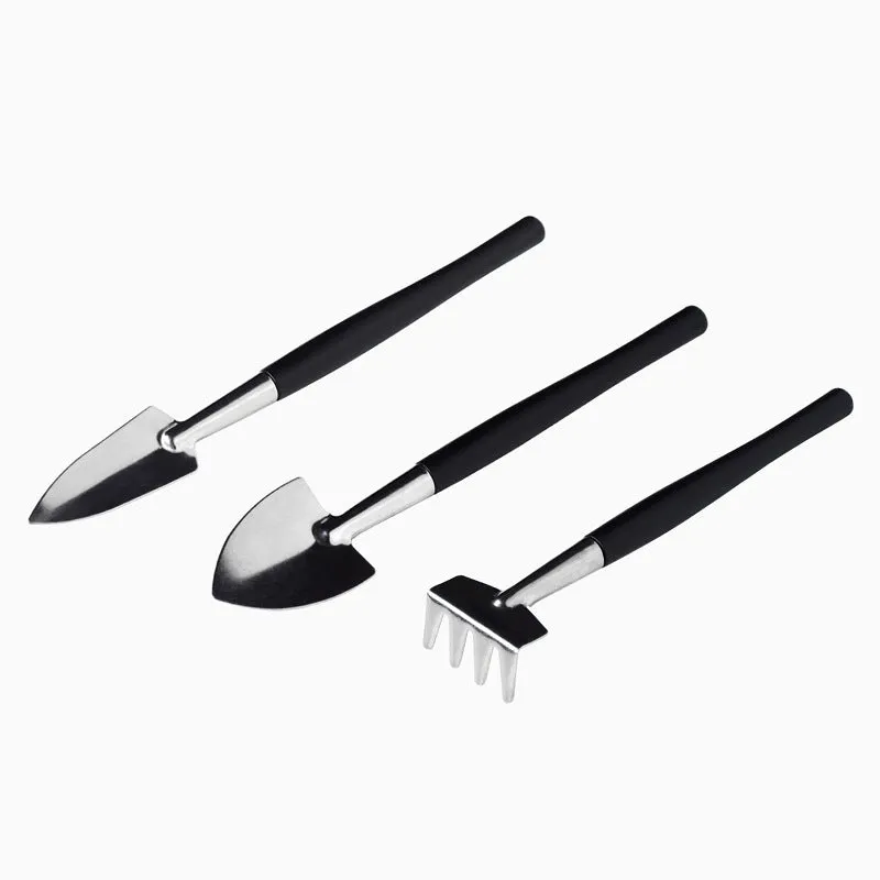 Succulent and bonsai gardening tool set with 15 pieces including tools and a 75cm square cushion.