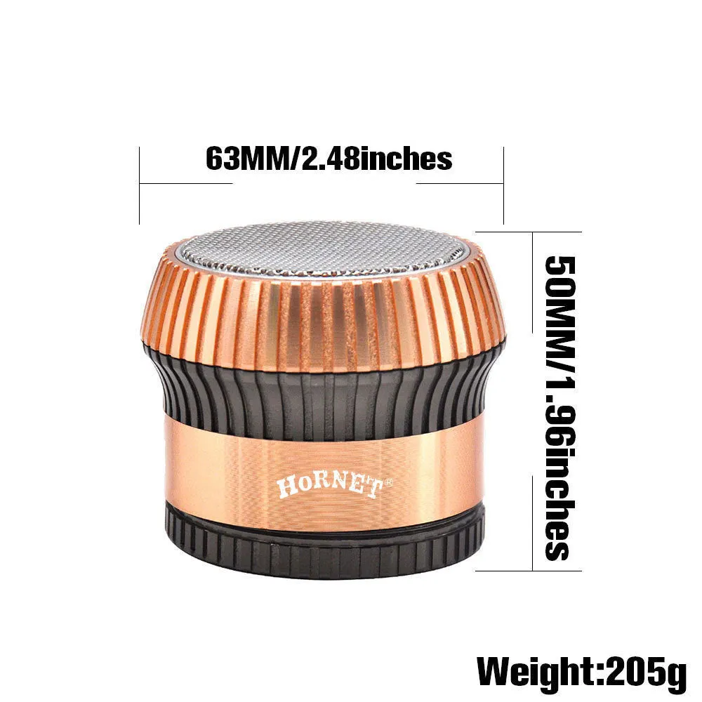 Creative mushroom-shaped zinc alloy metal smoke grinder with keychain and multi-functional tools on display