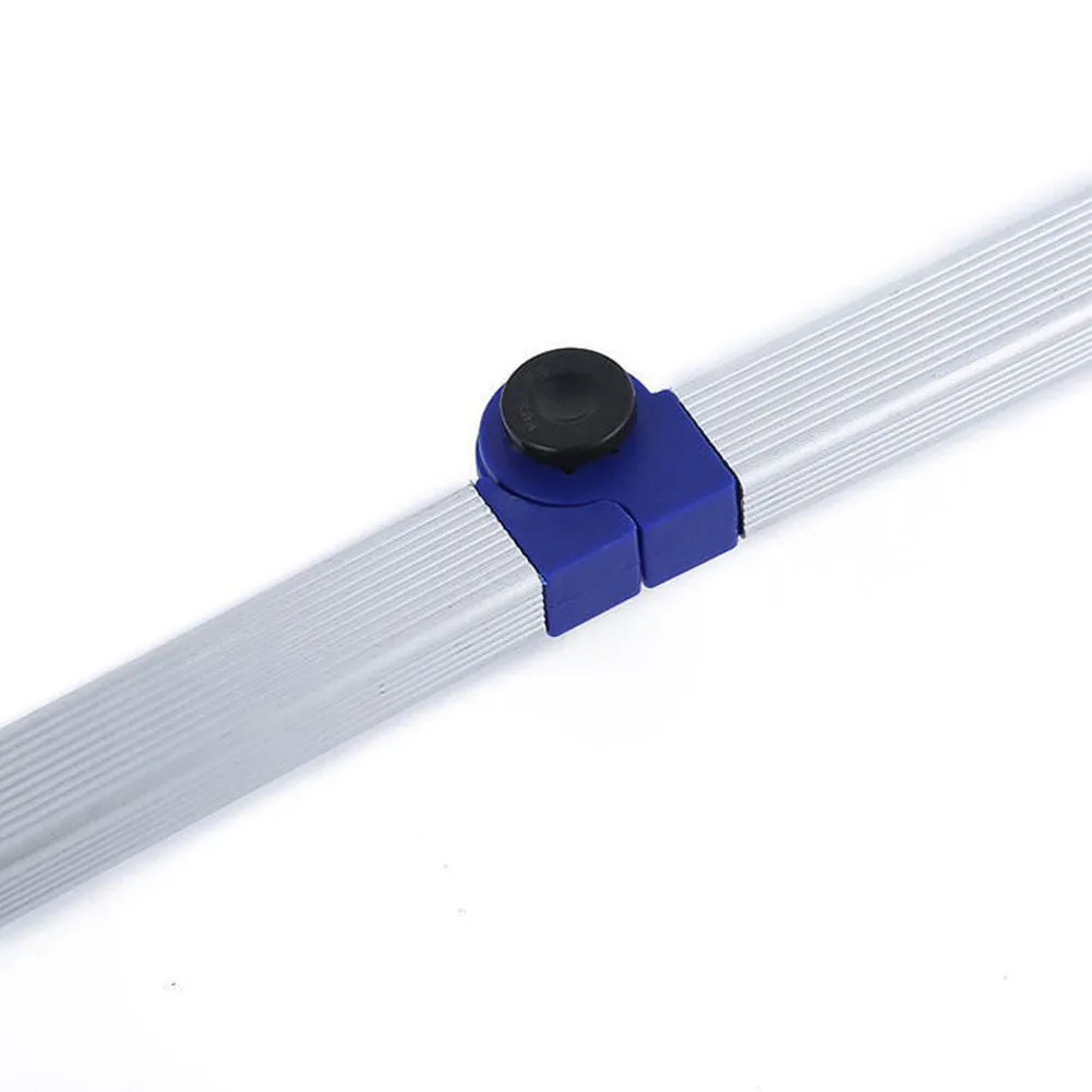 Aluminum alloy folding garbage clip with rubber chuck, extended to 81 cm, on a light background