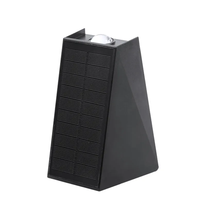 Solar outdoor corridor wall lamp with IP66 rating, ABS housing, and inductive switch for automatic motion-activated lighting
